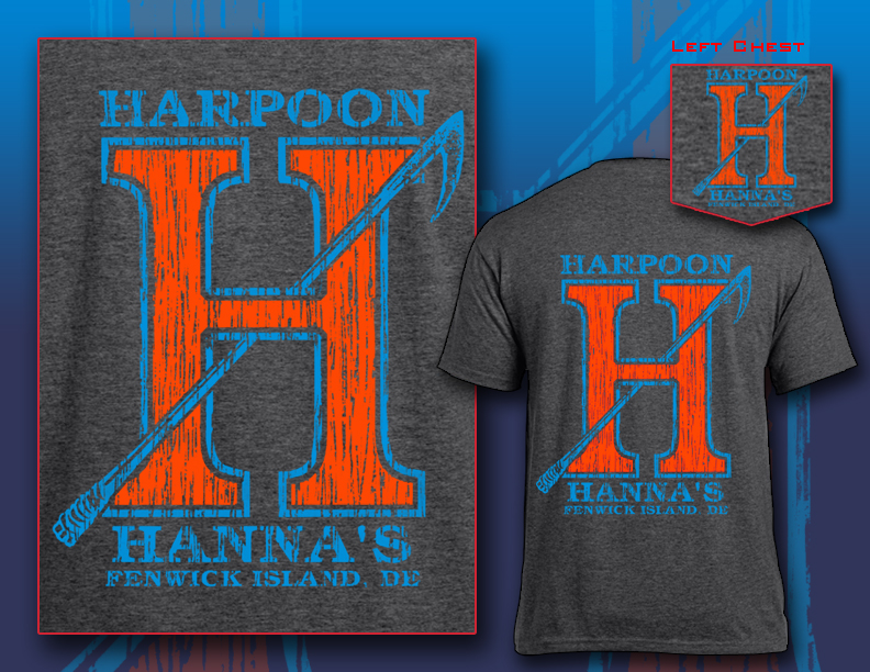 Harpoon Hanna's T Shirt Dark Heather