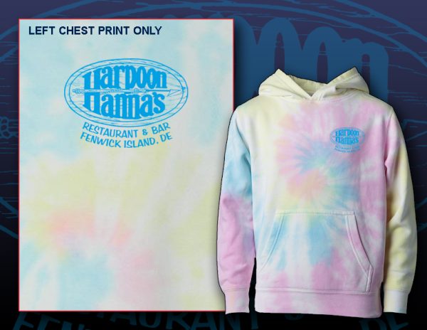 Kids tye dye pattern hoodie