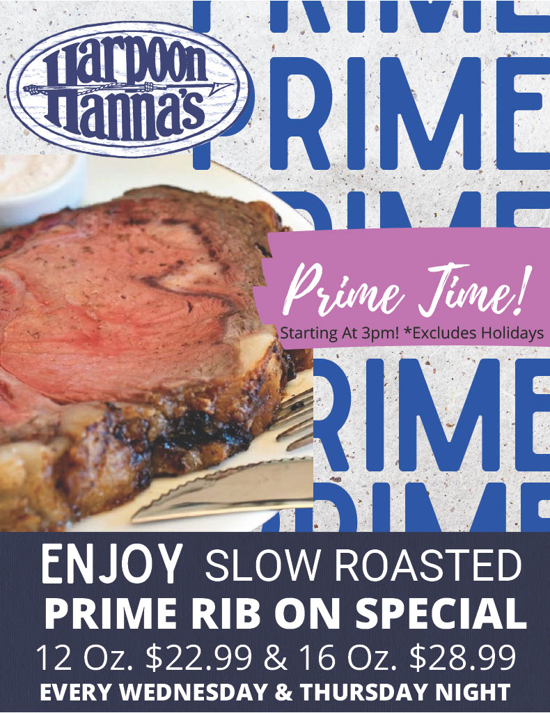 Harpoon Hanna's Prime Rib Special